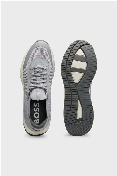 Boss TTNM EVO Slon knrsd Erkek Sneaker Gri
