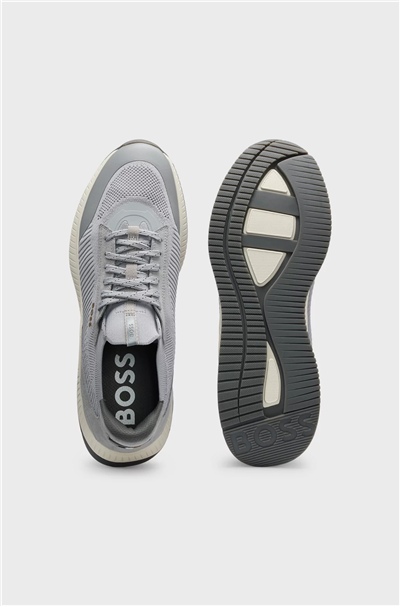 Boss TTNM EVO Slon knrsd Erkek Sneaker Gri