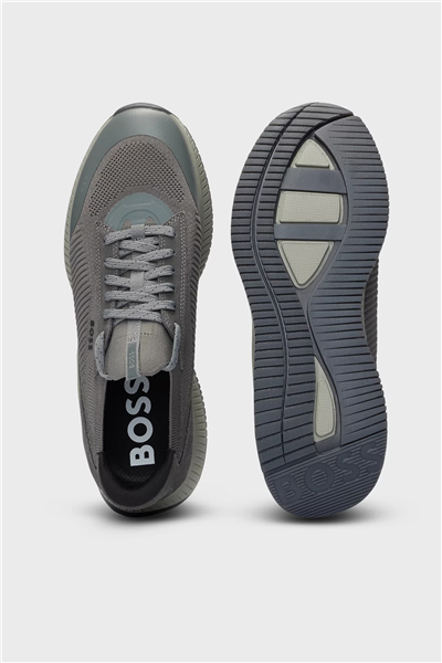 Boss TTNM EVO Slon knrsd Erkek Sneaker Gri