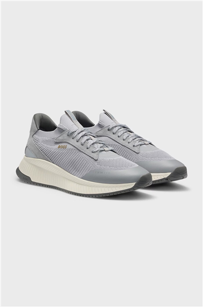 Boss TTNM EVO Slon knrsd Erkek Sneaker Gri