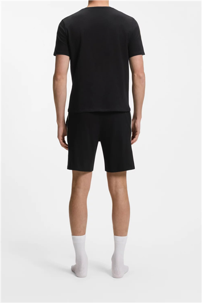 Boss Unique T-Shirtt Erkek Pijama Üstü Siyah