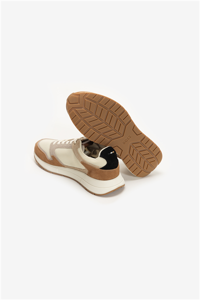 BOSS Vinston Runn Sdmebb Erkek Sneaker Bej