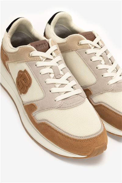BOSS Vinston Runn Sdmebb Erkek Sneaker Bej