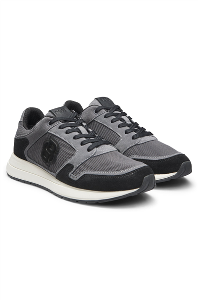 BOSS Vinston Runn Sdmebb Erkek Sneaker Gri