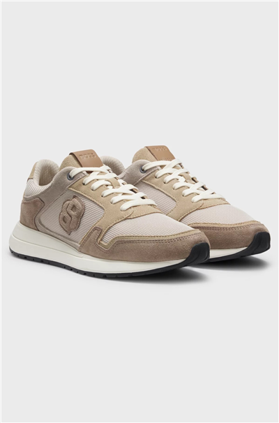 BOSS Vinston Runn Sdmebb Erkek Sneaker Bej