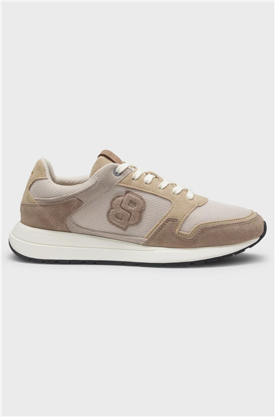 BOSS Vinston Runn Sdmebb Erkek Sneaker Bej