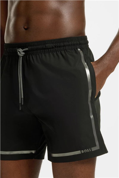 Boss Vital Trunks Erkek Şort Mayo Siyah