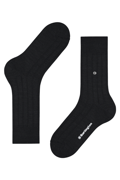 Burlington Dover SO Erkek Çorap Siyah