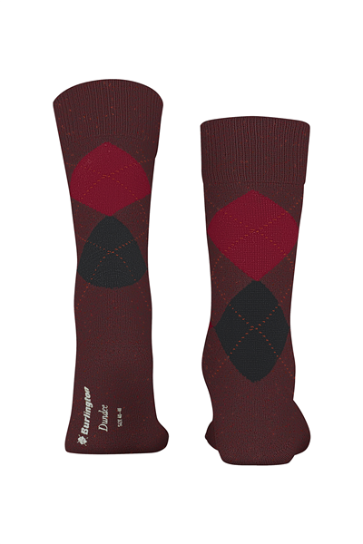 Burlington Dundee SO Erkek Çorap Bordo