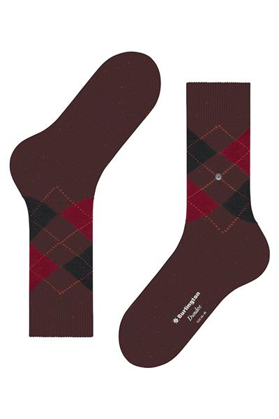 Burlington Dundee SO Erkek Çorap Bordo