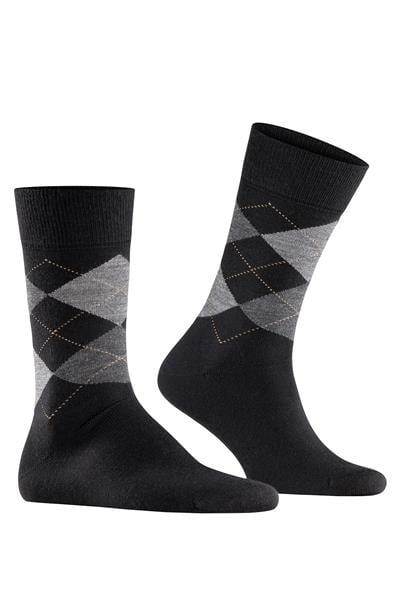 Burlington Edinburgh SO Erkek Çorap Siyah