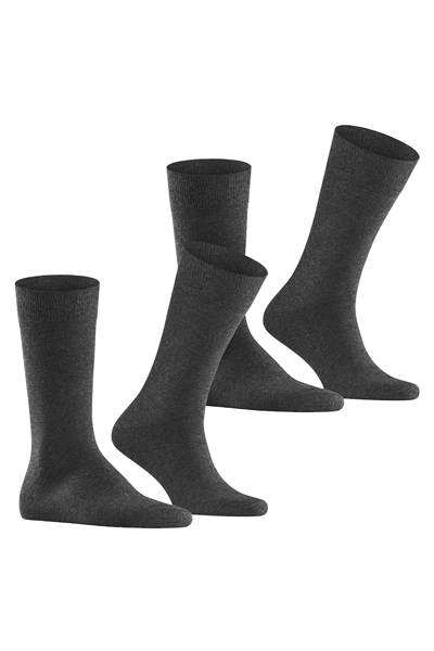 Burlington Everyday SO 2-Pack Erkek 2li Çorap Gri
