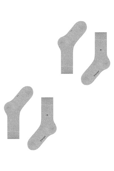 Burlington Everyday SO 2-Pack Erkek 2li Çorap Gri