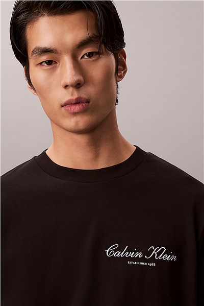 Calvin Klein 20S March Graphic Se Erkek Bisiklet Yaka T-Shirt