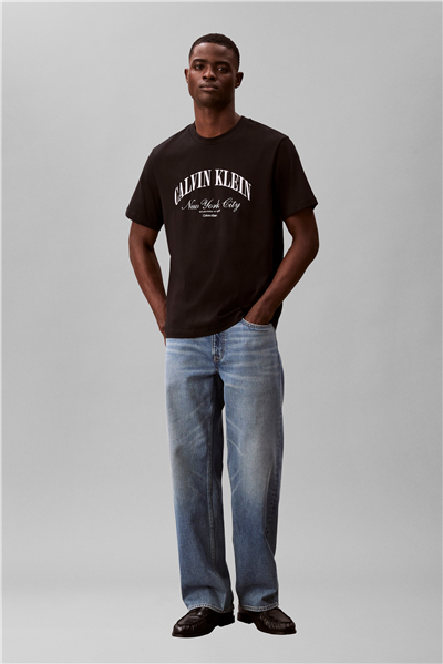 Calvin Klein 20S March Graphic Se Erkek Bisiklet Yaka T-Shirt