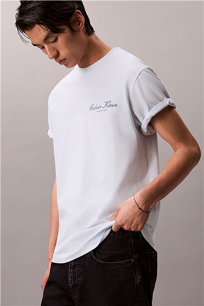 Calvin Klein 20S March Graphic Se Erkek Bisiklet Yaka T-Shirt