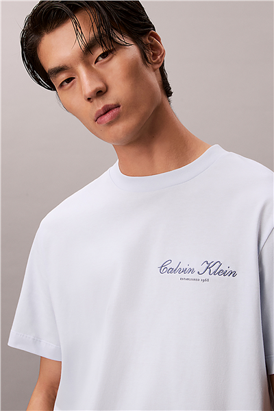 Calvin Klein 20S March Graphic Se Erkek Bisiklet Yaka T-Shirt