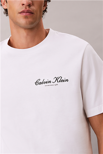 Calvin Klein 20S March Graphic Se Erkek Bisiklet Yaka T-Shirt