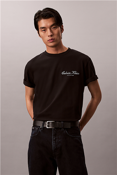 Calvin Klein 20S March Graphic Se Erkek Bisiklet Yaka T-Shirt