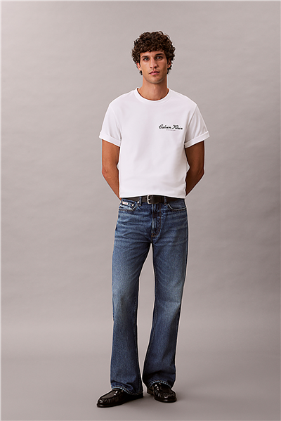 Calvin Klein 20S March Graphic Se Erkek Bisiklet Yaka T-Shirt