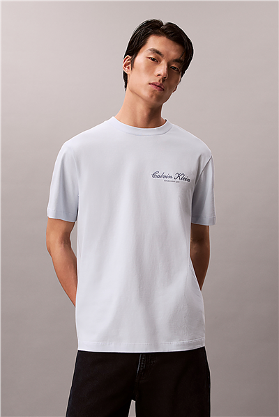 Calvin Klein 20S March Graphic Se Erkek Bisiklet Yaka T-Shirt