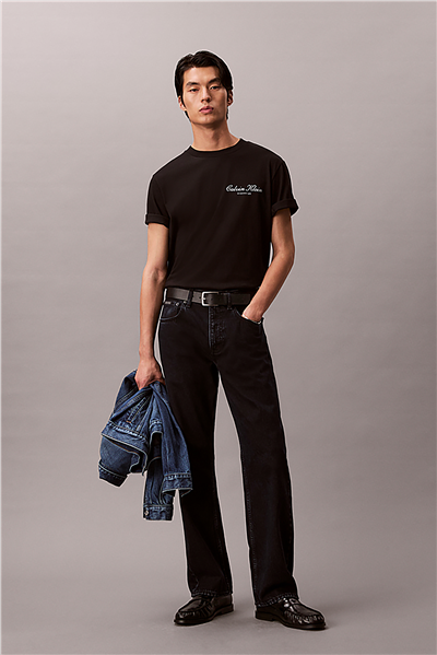 Calvin Klein 20S March Graphic Se Erkek Bisiklet Yaka T-Shirt