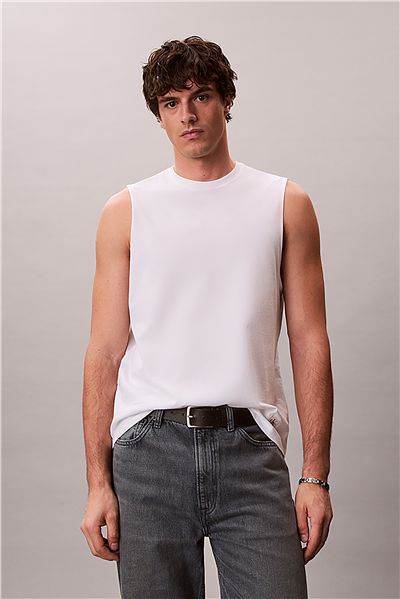 Calvin Klein 30S Jersey Badge Mus Erkek Kolsuz T-Shirt