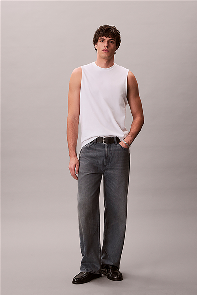 Calvin Klein 30S Jersey Badge Mus Erkek Kolsuz T-Shirt