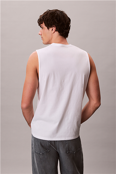 Calvin Klein 30S Jersey Badge Mus Erkek Kolsuz T-Shirt