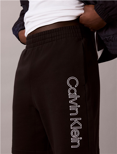 Calvin Klein 350Terry Eu Sp Graphic Short Erkek Şort Siyah
