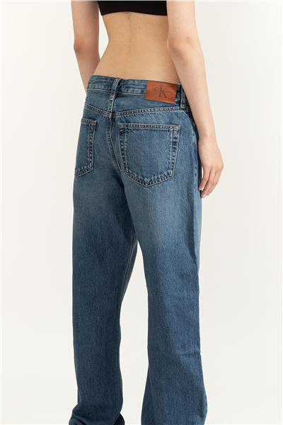 Calvin Klein 90S Straight Indigo Kadın Jean Pantolon