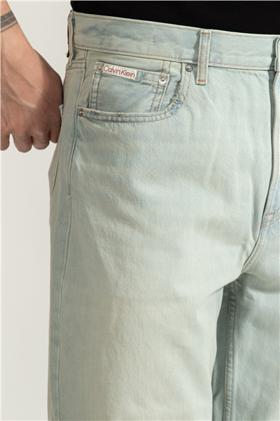 Calvin Klein 90S Taper Seaglass Jean Erkek Jean Pantolon