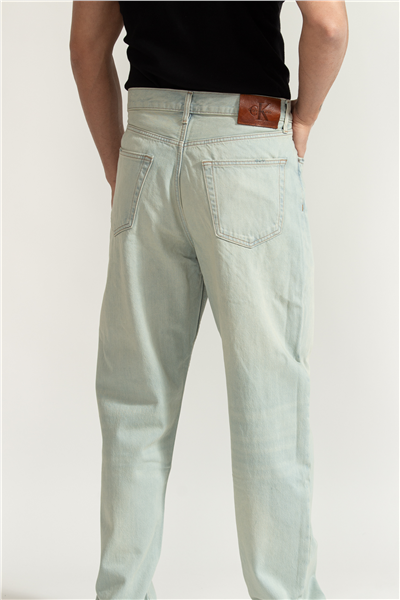 Calvin Klein 90S Taper Seaglass Jean Erkek Jean Pantolon
