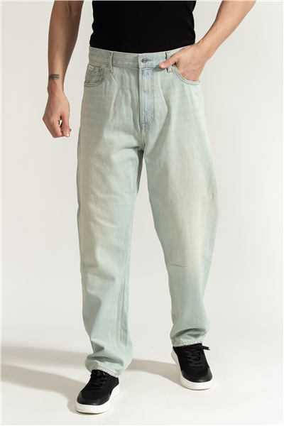 Calvin Klein 90S Taper Seaglass Jean Erkek Jean Pantolon