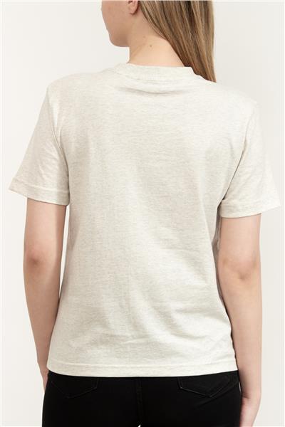 Calvin Klein A- inst. Logo Classic Tee Ss Kadın Bisiklet Yaka T-Shirt