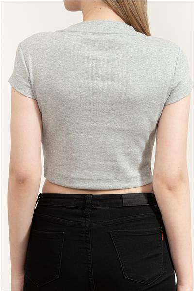 Calvin Klein A- Monogram Baby Tee Kadın Bisiklet Yaka T-Shirt