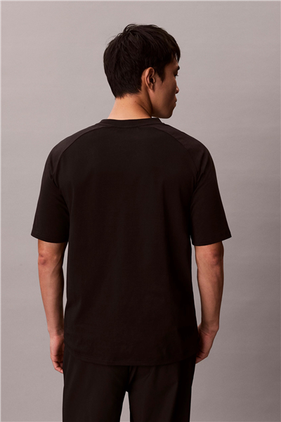 Calvin Klein Active Top Erkek Bisiklet Yaka T-Shirt Siyah