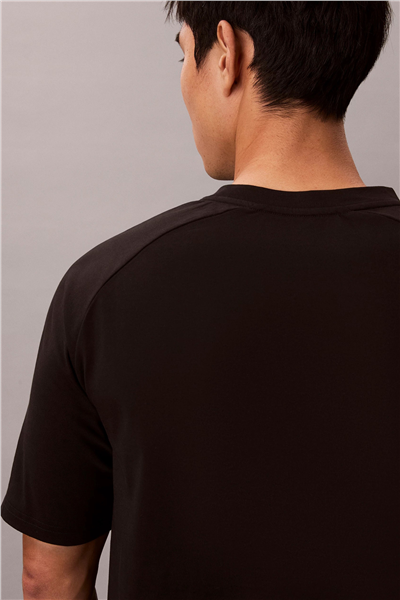 Calvin Klein Active Top Erkek Bisiklet Yaka T-Shirt Siyah