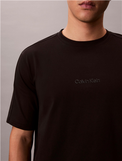 Calvin Klein Active Top Erkek Bisiklet Yaka T-Shirt Siyah