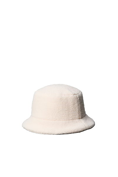 Calvin Klein All-Over Sherpa W/ Patch Bucket Kadın Bucket Şapka