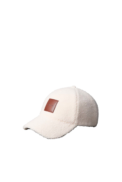 Calvin Klein All-Over Sherpa W/ Patch Cap Kadın Baseball Şapka