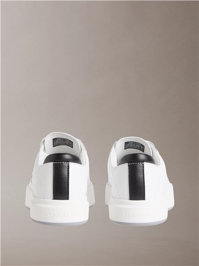 Calvin Klein Basket Cupsole Laceup Lth Ml Erkek Sneaker Beyaz