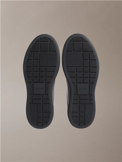 Calvin Klein Basket Cupsole Laceup Lth Ml Erkek Sneaker Siyah