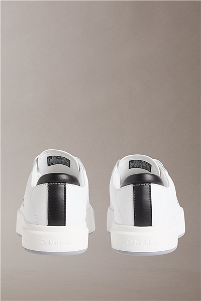 Calvin Klein Basket Cupsole Laceup Lth Ml Erkek Sneaker Beyaz