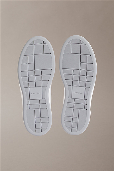 Calvin Klein Basket Cupsole Laceup Lth Ml Erkek Sneaker Beyaz