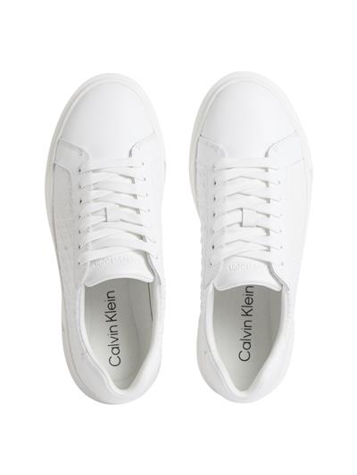 Calvin Klein Basket Lace Up Lth Aop Kadın Sneaker