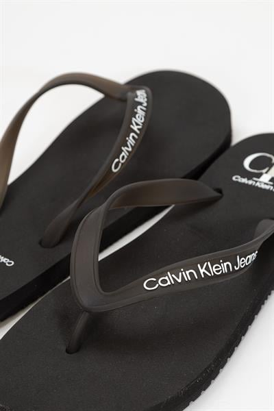 Calvin Klein Beach Sandal Monologo Erkek Terlik Siyah
