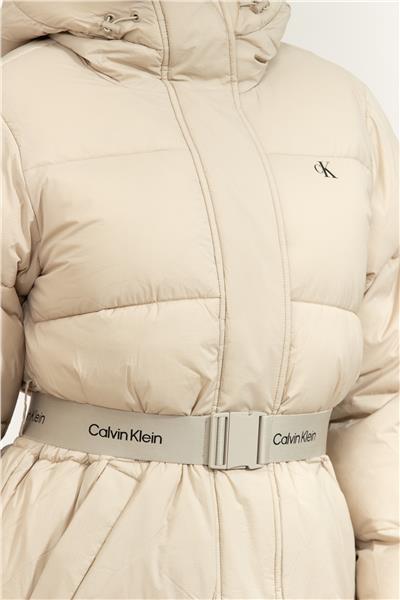 Calvin Klein Belted Midweight Puffer Kadın Mont