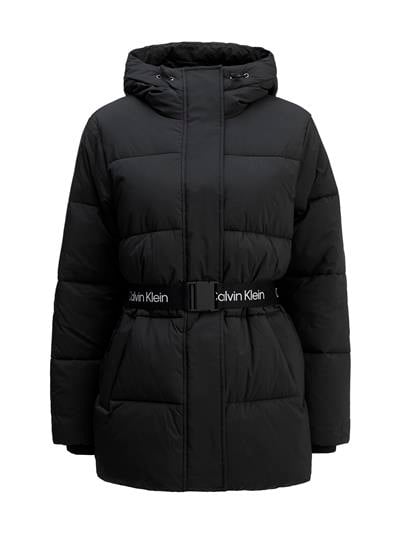 Calvin Klein Belted Midweight Puffer Kadın Mont