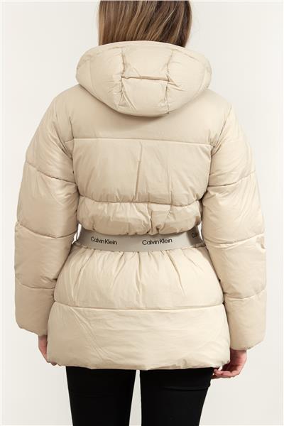 Calvin Klein Belted Midweight Puffer Kadın Mont